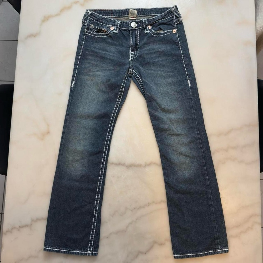 True Religion Brand Jeans Embroidered Johnny Super T